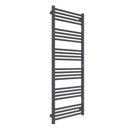 Grzejnik elektryczny TERMA FIONA ONE 500 x 1380 mm, kolor metaliczna czerń, moc 400 W, podłączenie E8, kabel prosty z wtyczką 1,5m