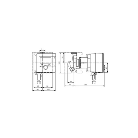 Pompa obiegowa WILO Stratos MAXO-Z 30/0,5-8 PN16 1 x 230 V 50/60 Hz, PN 16/16bar