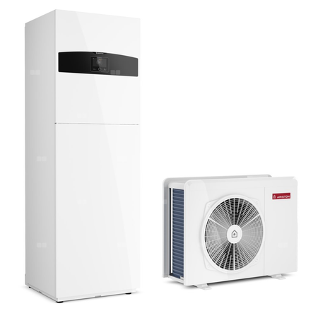 Pakiet - Pompa ciepła powietrzna powietrze-woda monoblok ARISTON NIMBUS COMPACT M NET R32 5 kW 230 V + Moduł naścienny Sensys Net z łącznością Wi-Fi