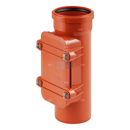 Wyczystka MAGNAPLAST KGRE z pokrywą ze śrubami kominowa fi 200 długość 494 mm