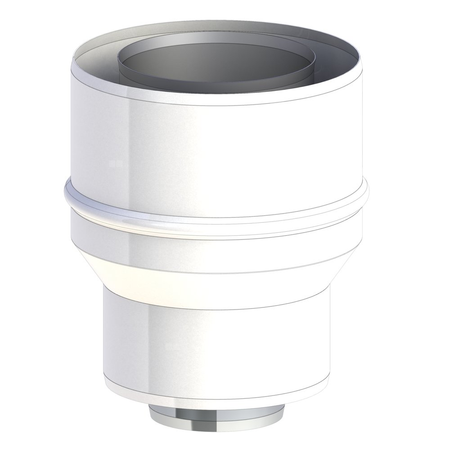 Złączka kotła De Dietrich, Viessmann, ACV, Termet fi60/100-80/125mm z uszczelką