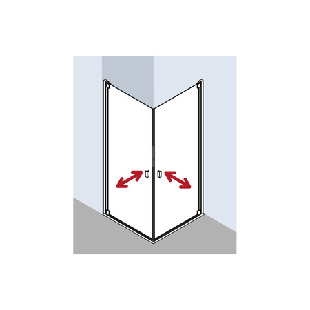 Kermi Wejście nar. RAYA 1ER 0800x 2000 770-800 SIMG ESG STR4 CLE