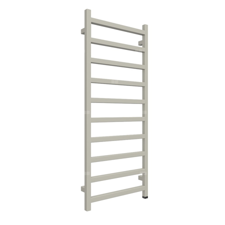 Grzejnik elektryczny TERMA SIMPLE ONE 500 x 1200 mm, kolor metaliczny beż, moc 400 W, podłączenie E8, kabel prosty bez wtyczki 1,5m srebrzysty