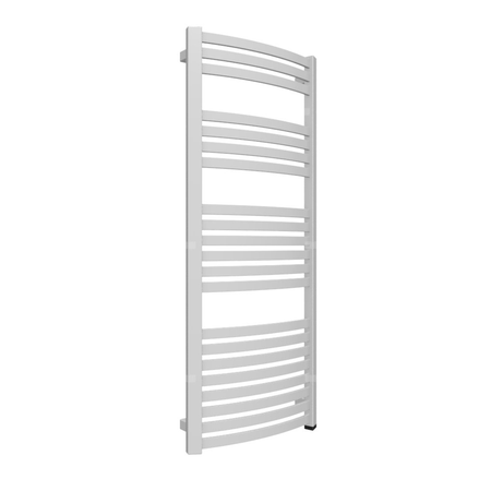 Grzejnik elektryczny TERMA DEXTER ONE 500 x 1220 mm, kolor chrom, moc 400 W, podłączenie E1, kabel prosty bez wtyczki 1,5m srebrzysty