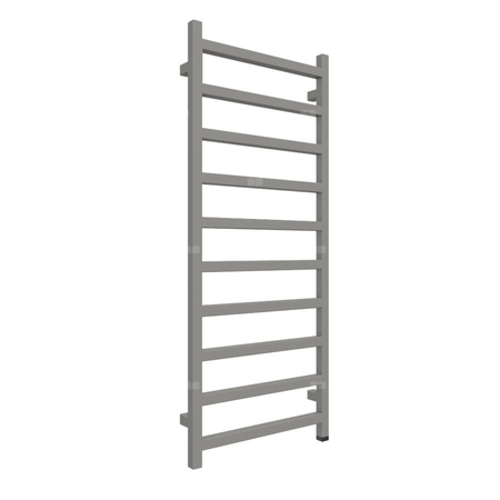 Grzejnik elektryczny TERMA SIMPLE ONE 500 x 1200 mm, kolor grafit, moc 400 W, podłączenie E8, kabel prosty bez wtyczki 1,5m srebrzysty