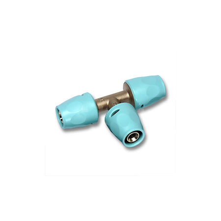 Trójnik SANHA 3fit Push miedź 20 mm (ww x ww x ww)