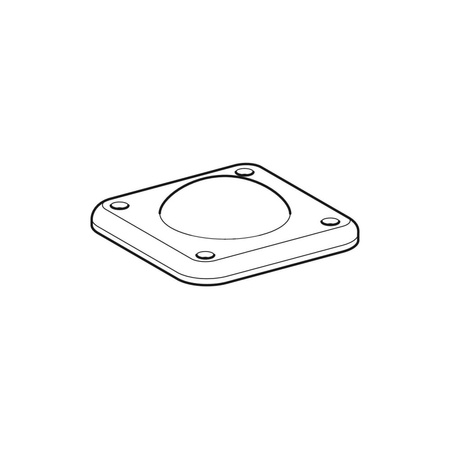 Dźwignia Geberit do systemu spłukiwania WC z pneumatycznym uruchamianiem spłukiwania, spłukiwanie jednoilościowe