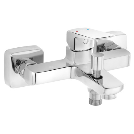 Bateria wannowa ścienna FERRO VITTO VERDELINE, kolor chrom