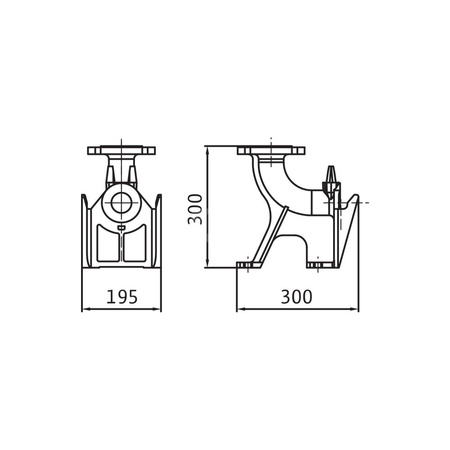 Akcesorium do pomp WILO - Stopa sprzęgająca DN 50/2RK