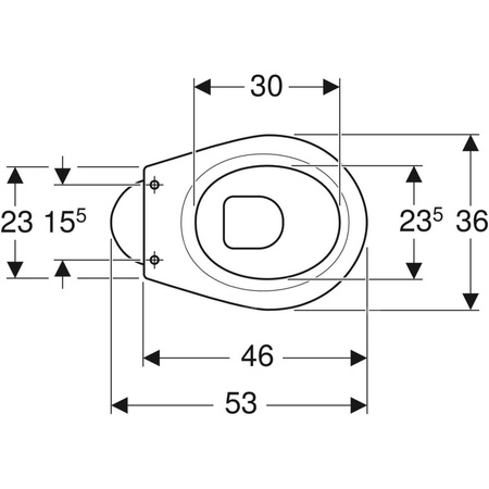 Stojąca miska WC Koło Idol, lejowa, wylot pionowy