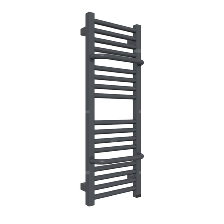 Grzejnik elektryczny TERMA LIMA ONE 300 x 820 mm, kolor metaliczny szary, moc 300 W, podłączenie E8, kabel prosty bez wtyczki 1,5m