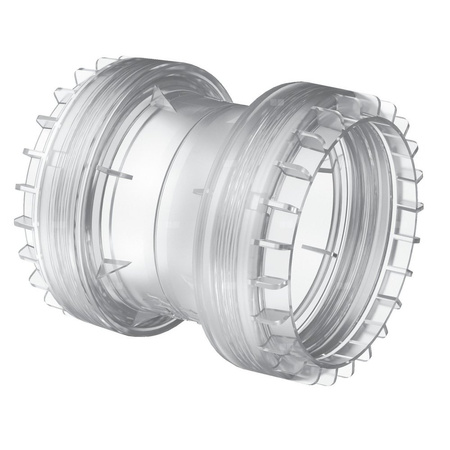 Złączka (2691), fi80 do połączenia dwóch przewodów elastycznych, PP transparentna