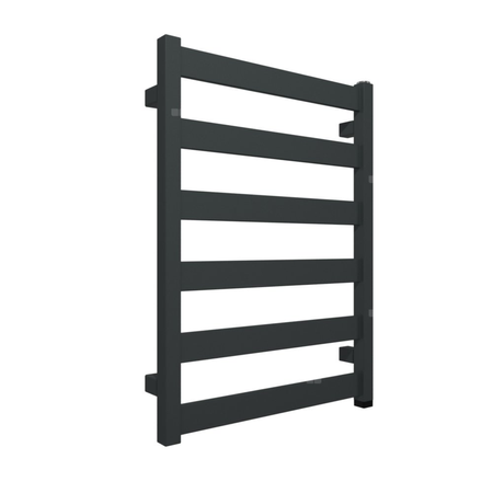 Grzejnik elektryczny TERMA VIVO One 500 x 670 mm, kolor czarny anodowy, moc 300 W, podłączenie E8, kabel prosty bez wtyczki 1,5m czarny