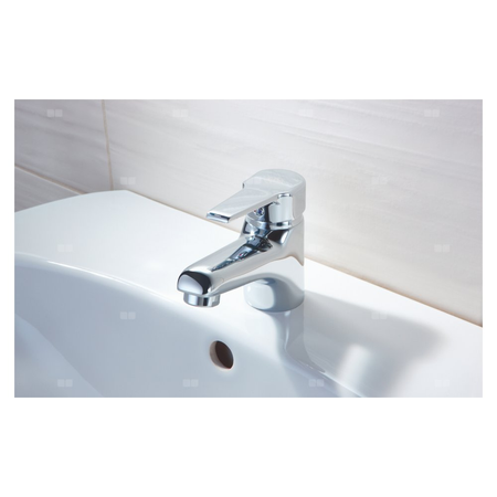 Bateria umywalkowa stojąca KFA Armatura BERYL, chrom, montaż blat / otwór na baterię