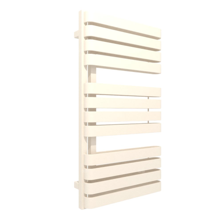 Grzejnik elektryczny TERMA WARP S 500 x 915 mm, kolor biały kremowy RAL9001, moc 600 W, podłączenie E1, kabel prosty z wtyczką