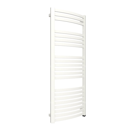 Grzejnik elektryczny TERMA DEXTER ONE 500 x 1220 mm, kolor biały drogowy RAL9016, moc 600 W, podłączenie E1, kabel prosty bez wtyczki 1,5m biały