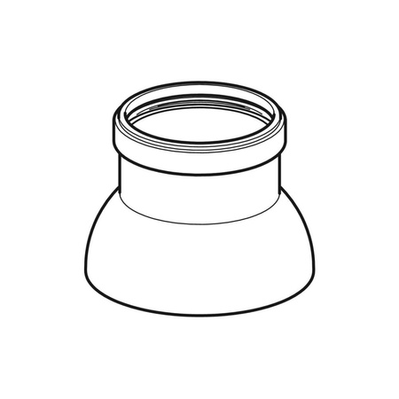 Uszczelka Geberit Silent-PP wargowa symetryczna EPDM d90