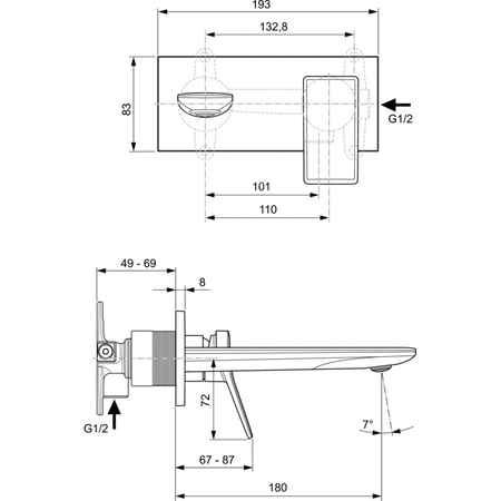 CONCA BATERIA UMYWALKOWA B-IN 18O 5L KIT2 BR GUNM
