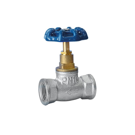 Zawór przelotowy żeliwny 6/4''