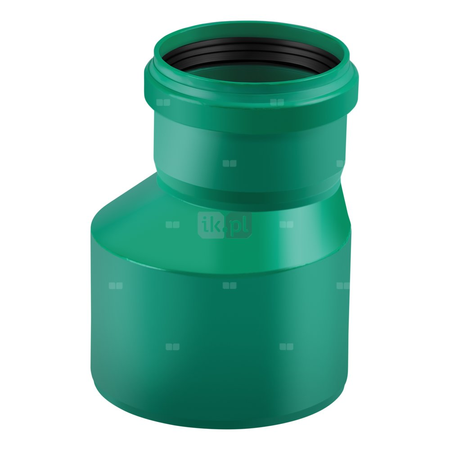 Złącze MAGNAPLAST KG 2000 KGR redukcja, PP-md (zielony), DN 200 x DN 160 (ww x wz), do kanalizacji