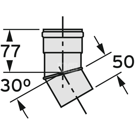 Kolano 30 st. DN 80 (2 szt.)