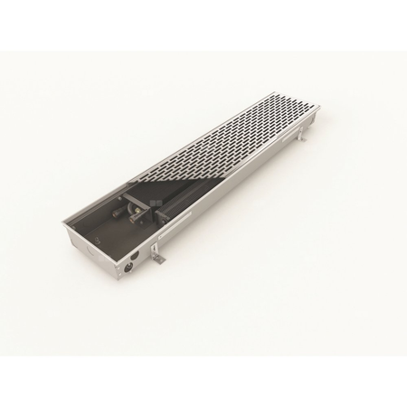 Grzejnik konwektorowy ZEHNDER Terraline Neo, wym. 110 x 3700 mm, kolor aluminiowy naturalny, moc 8207 W