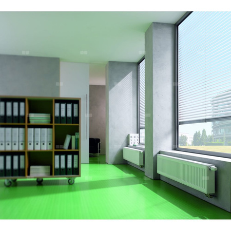 Grzejnik płytowy typ 12 KERMI X2 Profil-V, prawy, z osłonami wym. 750 x 1800 mm, kolor biały, moc 2655 W