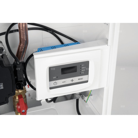 Grupa pompowa AFRISO PrimoBox AHB 642 GZ x GW 3/4'' x 3/4'', z zaworem termostatycznym, z izolacją, z pompą obiegową 2x Grunfos UPM3 Auto