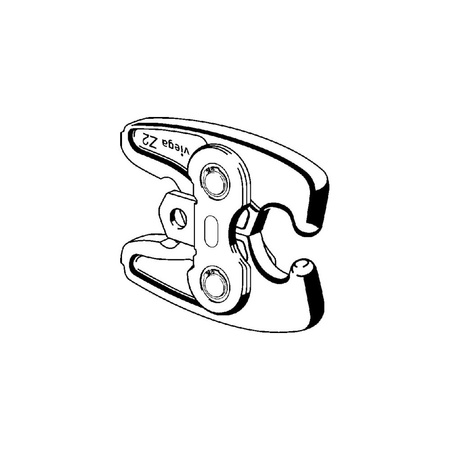 Szczęka przegubowa (wkładka) VIEGA 22962 V fi 32 - 108 mm do złączek zaprasowywanych