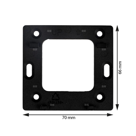 Regulator temperatury, 24V, czarny, Internetowy, natynkowy ZigBee/868MHz