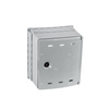 Skrzynka gazowa na zawór, 300x340x200, naścienna, z tworzywa - popielata