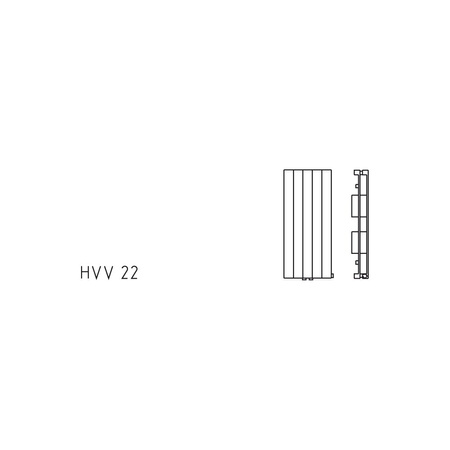 Grzejnik płytowy typ 22 KERMI V-HVV wym. 1200 x 1330 mm, kolor biały, moc 3735 W