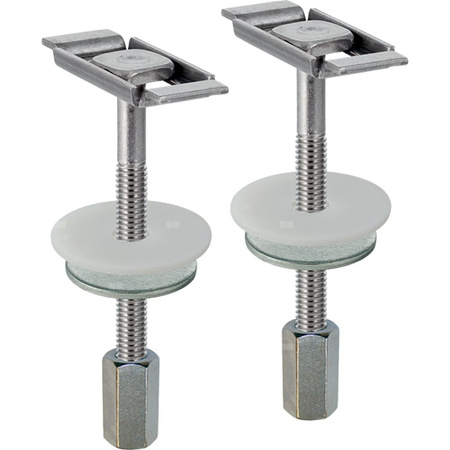 Elementy mocujące krótkie do zestawu deski sedesowej Geberit AquaClean 4000 z wiszącą miską WC (2 szt.)