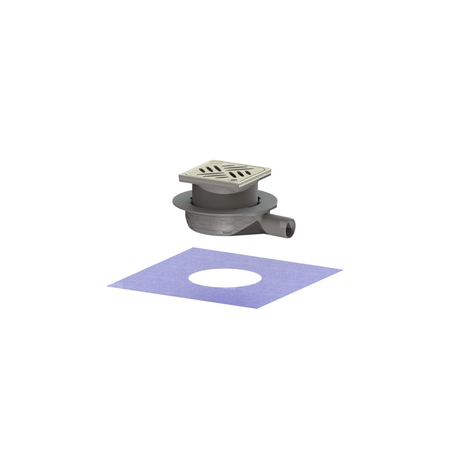 Wpust Ultraflat 79 DN 40 z nasadką z rusztem szczelinowym z L&L