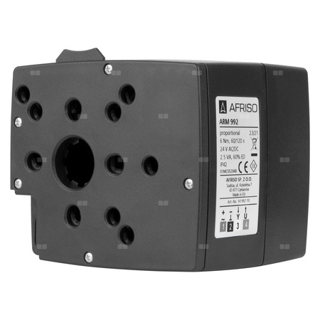 Siłownik elektryczny proporcjonalny, 24 V AC/DC, 60/120 s, 6 Nm AFRISO ARM 992 ProClick