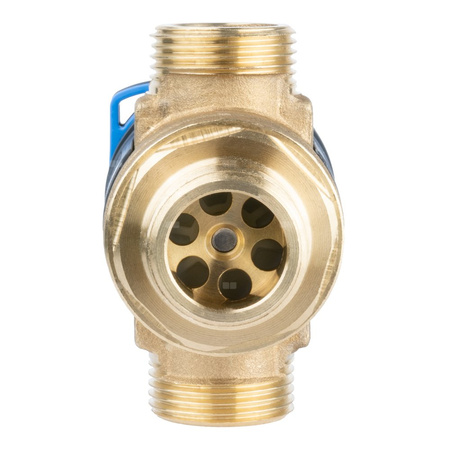 Zawór regulacyjny termostatyczny do wody ciepłej AFRISO ATM 343 ze śrubunkami mosiądz GZ 3/4'', DN 15, zakres temp. 35-60'C, Kvs 1.6 m3/h, maksymalna temperatura 90'C, maksymane ciśnienie 10 bar