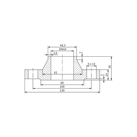 Akcesorium do pomp WILO - Zestaw przeciwkołnierzy DN 40, PN 6