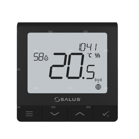 Regulator temperatury SALUS SQ610B Quantum, montaż podtynkowy