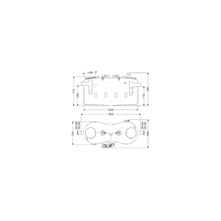 Separator tłuszczu EasyClean free | Auto Mix & Pump | NS 15 | PRAWY | Z wziernikiem i króćcem do napełniania | Bez SonicControl