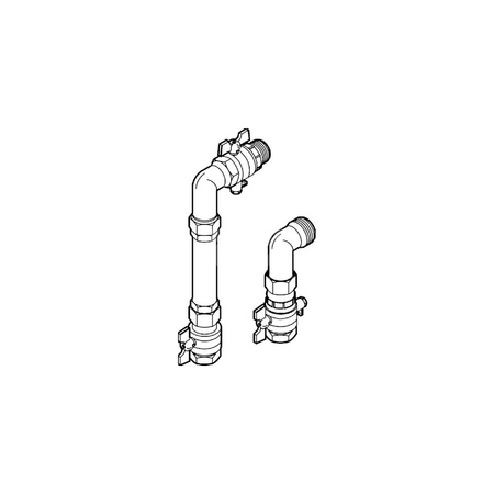 Zestaw pionowy VIEGA 12881 do ogrzewania podłogowego