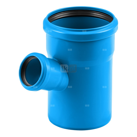 Trójnik MAGNAPLAST Ultra dB UDBEA 45' PP-m DN 160 x DN 110 x DN 160 (ww x ww x wz), kolor niebieski