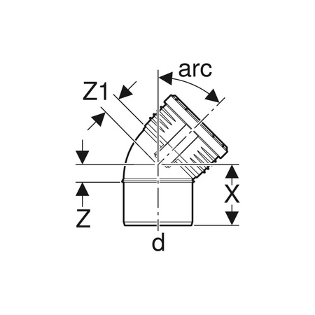 Uszczelka Geberit Silent-PP wargowa EPDM d40