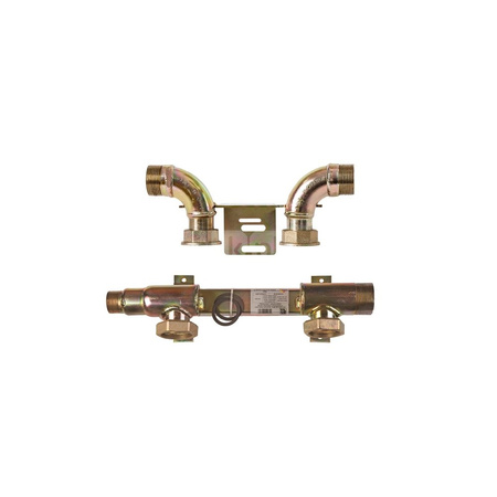 Monozłącze pod gazomierz G25, 335mm, GZ 5/4” x GZ 2” - w poziomie  