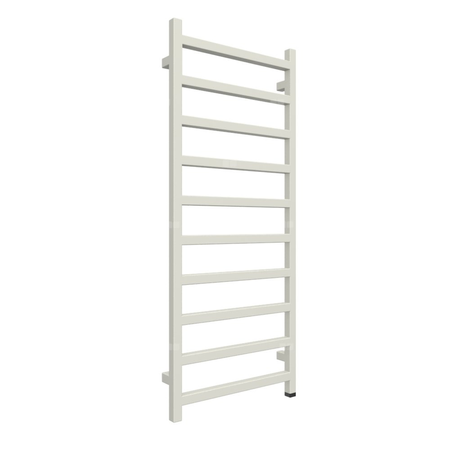 Grzejnik elektryczny TERMA SIMPLE ONE 500 x 1200 mm, kolor biało-szary RAL9002, moc 400 W, podłączenie E8, kabel prosty bez wtyczki 1,5m srebrzysty