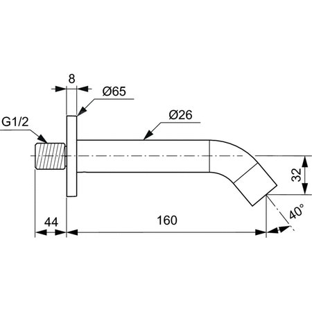 JOY WYLEWKA SCIENNA 160MM CHR