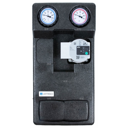 Grupa pompowa AFRISO PrimoTherm 180-1 DN 25 WP GZ x GW 1 1/2'' x 1'', z izolacją, z pompą obiegową Wilo Para SC 25/6