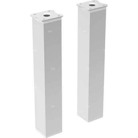 TWINS Nóżki, chrom połysk (2 szt.) niski rant