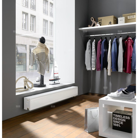 Grzejnik płytowy typ 22 KERMI X2 Profil-V, lewy, z osłonami wym. 750 x 1800 mm, kolor biały, moc 3577 W