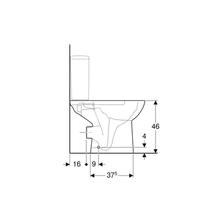 Deska sedesowa Geberit Selnova Comfort bez barier, antybakteryjna, mocowanie od góry: Wolne opadanie=Nie, Zawiasy wypinane=Nie, Mocowanie=Od góry, Biały