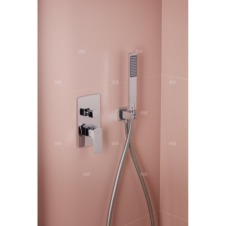 Zestaw natryskowy podtynkowy MOKAIT new (2021) z baterią 3 funkcyjną, chrom